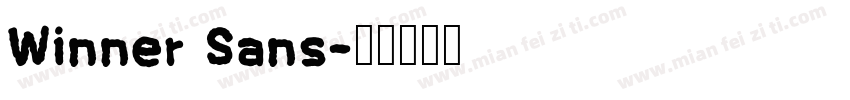 Winner Sans字体转换